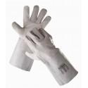 ČERVA svářečské rukavice MERLIN č.11 hovězí štípenka prodloužená manžeta 