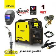 KOWAX svářečka GeniMig 240DP LCD SET 2 MIG/MAG Double Pulz, MMA/TIG+ Q hořák   !! Letní sleva!!